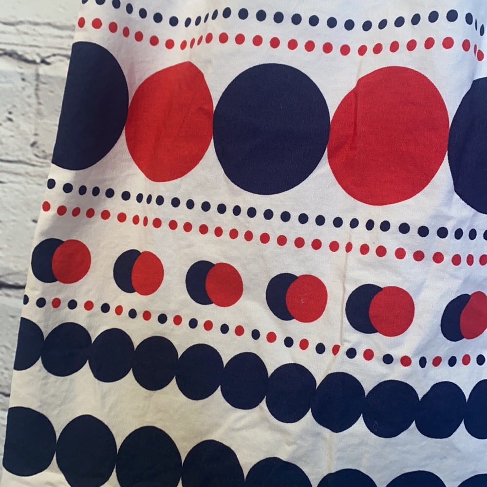 Gymboree Red White & Blue Sleeveless Shift Dress Size 6 - Picture 6 of 15